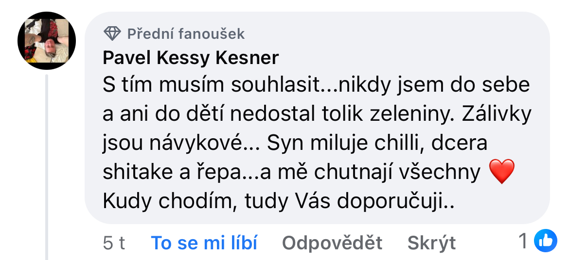 Saláty do sebe i dětí
